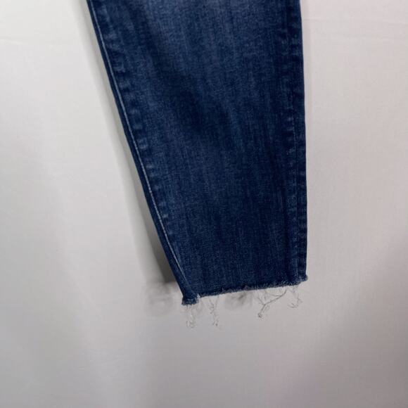 Mother Womens Size 24 High Waisted Looker Ankle Fray Jeans Not Rough Enough - Picture 5 of 12